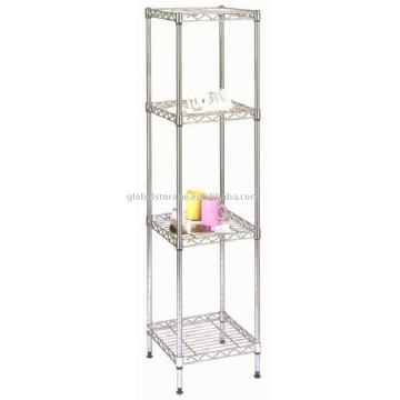 customized chrome wire shelf